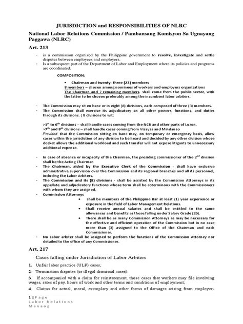 where is nlrc located|Jurisdiction and Responsibilities of NLRC .